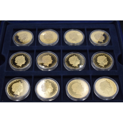 57 - Selection of Twelve Coins for The Centenary of The First World War. Each Coin is Complete with Certi... 