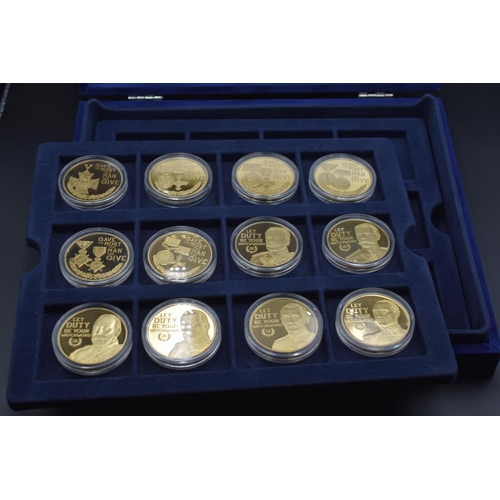 57 - Selection of Twelve Coins for The Centenary of The First World War. Each Coin is Complete with Certi... 