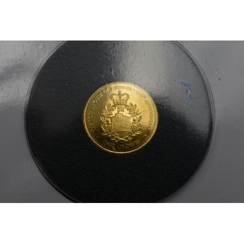 58 - The Royal House of Windsor 100th Anniversary 9ct Gold Coin Cover in Case with Certificate of Authent... 