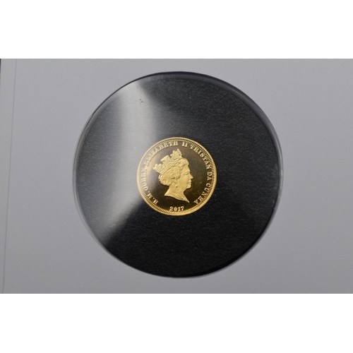 58 - The Royal House of Windsor 100th Anniversary 9ct Gold Coin Cover in Case with Certificate of Authent... 