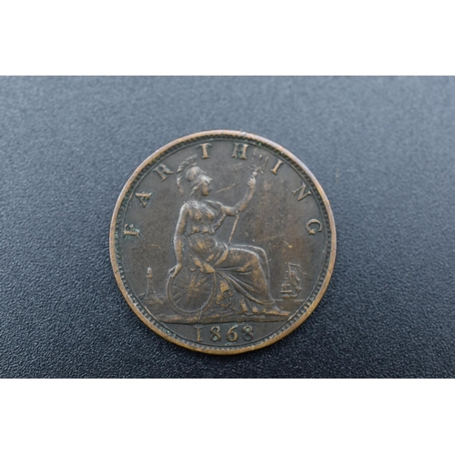 74 - Victoria Young Head 1868 Farthing