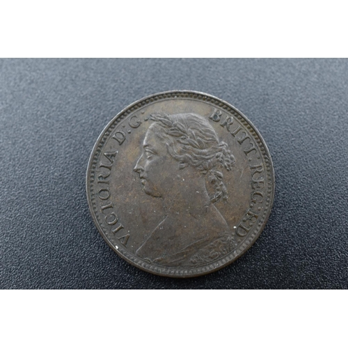 75 - Victoria Young Head 1884 Farthing