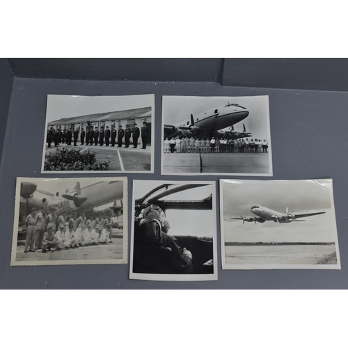 3 - Sixteen Large Original Photographs all Depicting RAF Aircrew and Aircraft from Transport Command