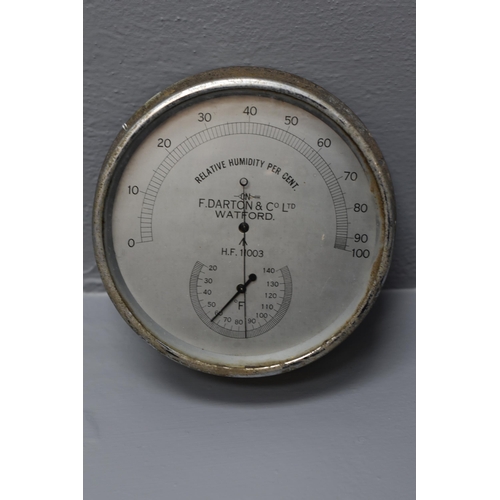 79 - British Military Hydrometer and Thermometer 15cm Diameter