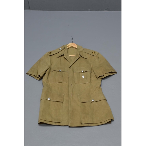 88 - WWII Khaki Drill Rifle Regiment Officers Tunic