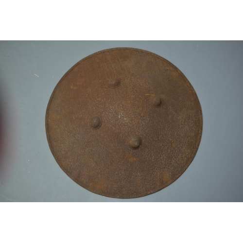 126 - 19th Century Indo Persian Dhal Shield in Rusted Condition