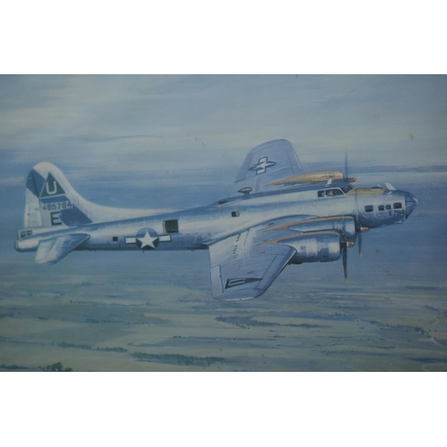 145 - Anthony Harold Framed Limited Edition Print of Sally B. Fortress. B-17G 485784 USAAF WWII Memorial F... 