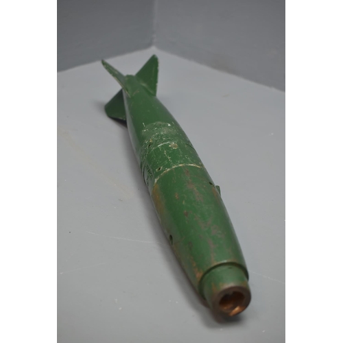 148 - RAF Inert Metal Practise Bomb Marked 