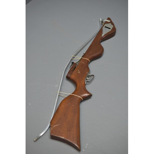 154 - Wood and Metal Crossbow (3ft)