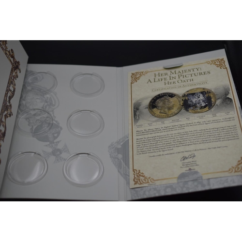 60 - 2021 Her Majesty: A Life in Pictures Collectors Pack including One Coin