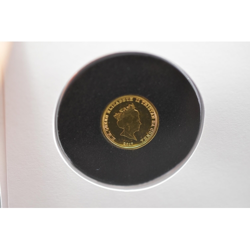 69 - Jubilee Mint Princess Diana 9ct Solid Gold Coin Cover. In Memory of Diana Princess of Wales 1961-199... 