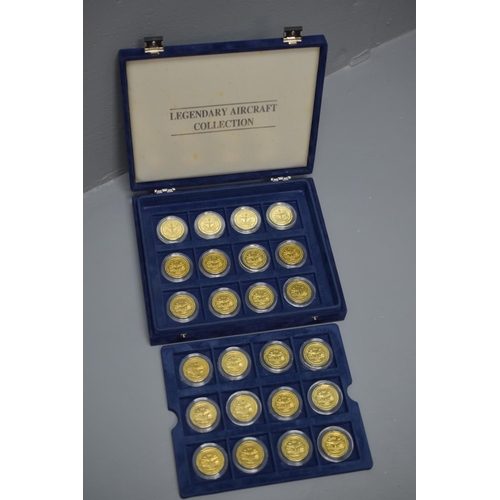 Marshall Islands (24) Legendary Aircraft Collection, bronze $10 1991 BU in capsules (no certs - as issued?) in Westminster case.