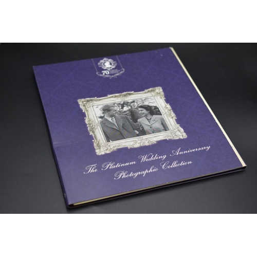 91A - Elizabeth II Platinum Wedding Anniversary Case containing the 1940s Wedding Half Crown