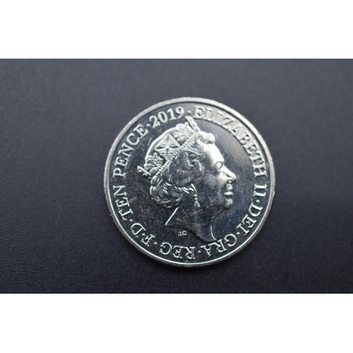 92 - 2019 Elizabeth II Jubilee Ten Pence Coin