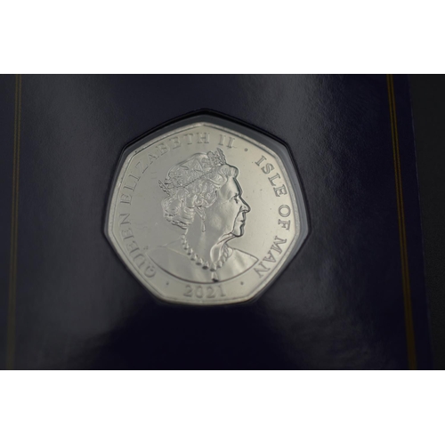 95 - 2021 Brilliant Uncirculated Fifty Pence Piece for The Queens 95th Birthday