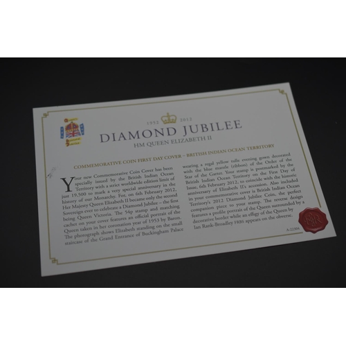 98 - Elizabeth II Limited Edition £2 Diamond Jubilee Commemorative Coin Cover with information Card