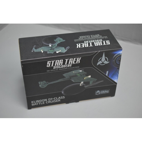 75 - Star Trek Discovery The Official Ships Collection Klingon D7-Class Battle Cruiser by Eaglemoss