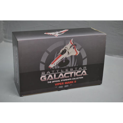 77 - Battlestar Galactica The Official Starships Collection Viper Mark II (Missing Display Stand)