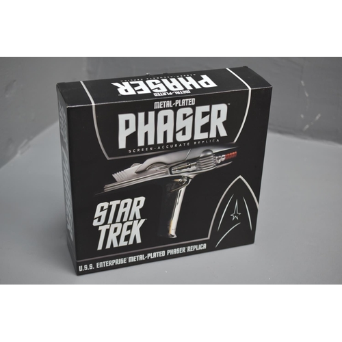 78 - Star Trek Metal Plated Phaser Screen Accurate Replica by OMx