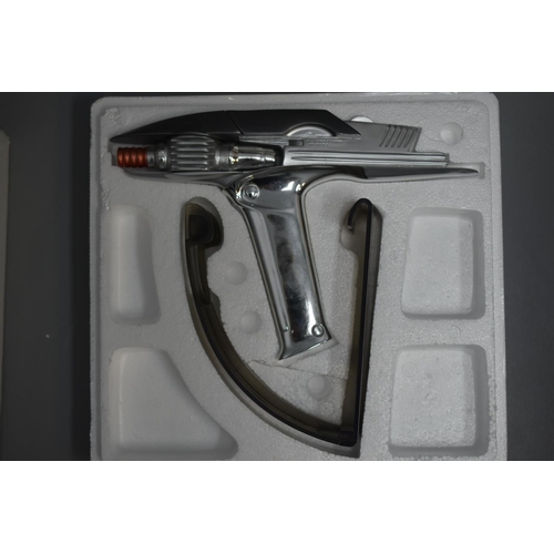 78 - Star Trek Metal Plated Phaser Screen Accurate Replica by OMx