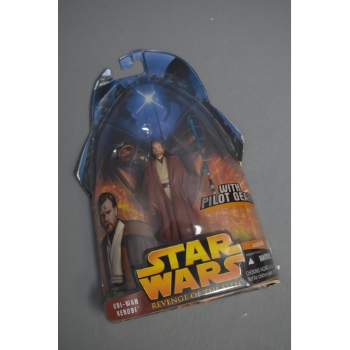 79 - Sealed Star Wars Revenge of The Sith Star Wars Obi-Wan Kenobi Figure by Hasbro