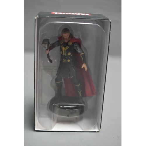 80 - Selection of Three Boxed Marvel Figures, includes Falcon, Thor and Iron Man