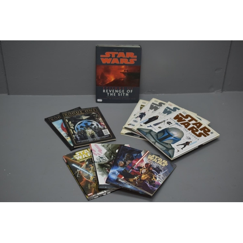 81 - Large Selection of Star Wars Hardback Books to include Visual Dictionary's, Revenge of the Sith, Mar... 