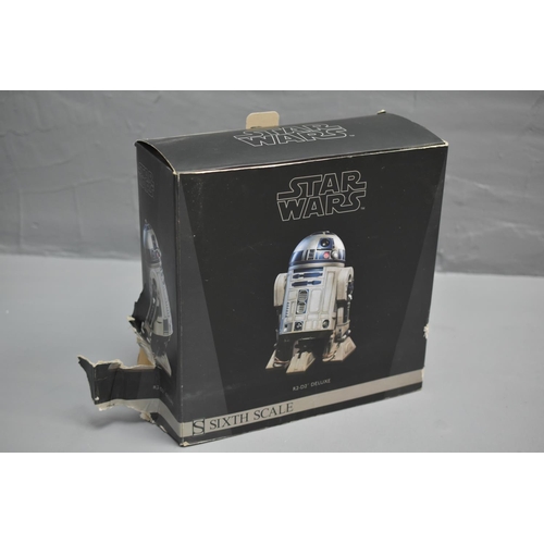 82 - R2-D2 Deluxe Sideshow Sixth Scale Figure in Box (Box Damaged)