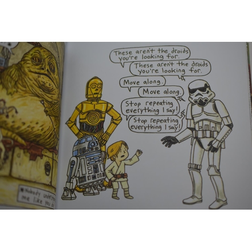 87 - Four Children's Star Wars Darth Vader Hardback Books by Jeffrey Brown. Includes Darth Vader and Son,... 