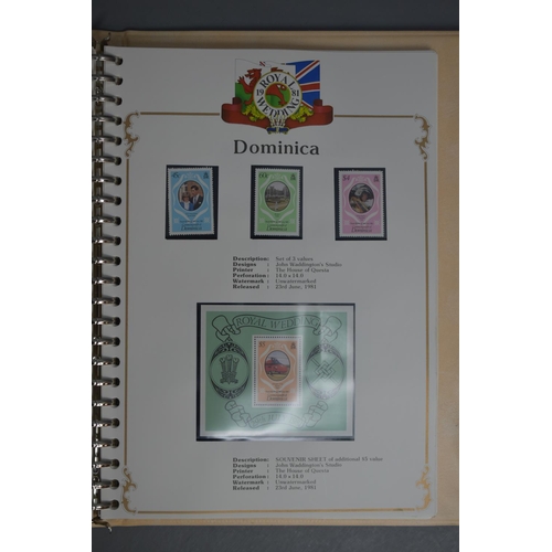 34 - Stamp Album Containing a Large Selection of First Day Covers and Stamps to Commemorate The Wedding o... 