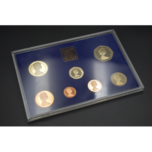 43 - 1982 Royal Mint Proof Coin Set in Case with Envelope