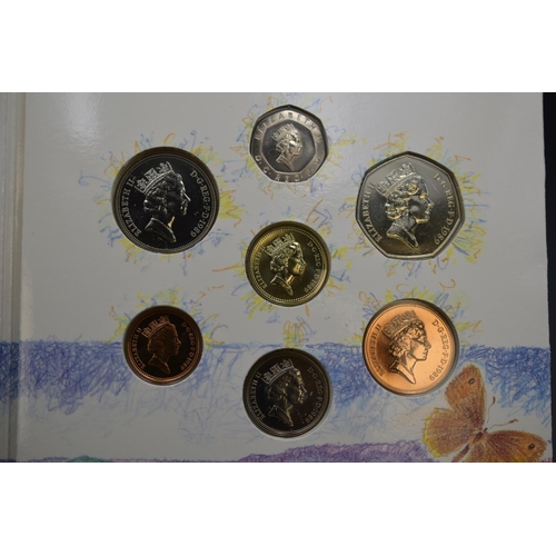 70 - 1989 Royal Mint Brilliant Uncirculated Coin Set