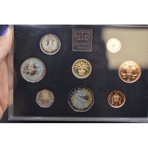 78 - 1984 Proof Coin Collection in Blue Case with Certificate