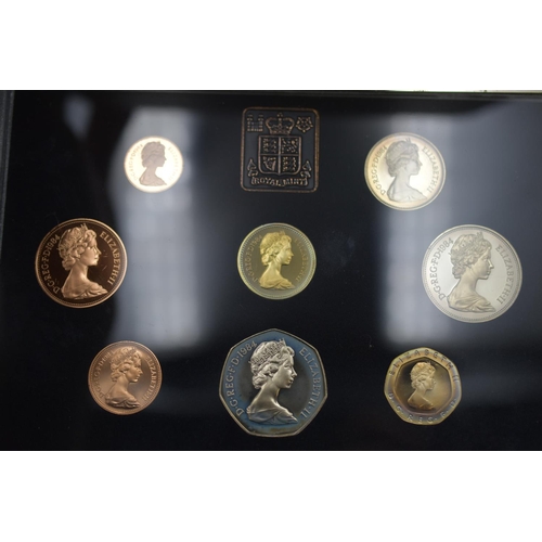 78 - 1984 Proof Coin Collection in Blue Case with Certificate