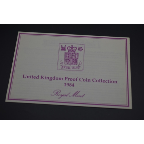 78 - 1984 Proof Coin Collection in Blue Case with Certificate