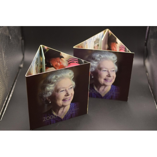 81 - Two 2006 Queen Elizabeth II Commemorative Crown Packs