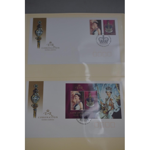 87 - Full Album Containing a Selection of Coins and First Day Covers for Queen Elizabeth's Coronation Jub... 