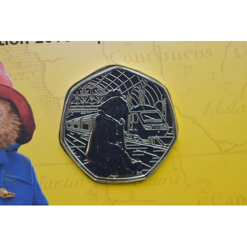 91 - 2018 Paddington Collectors Pack to include One 50 Pence Coin