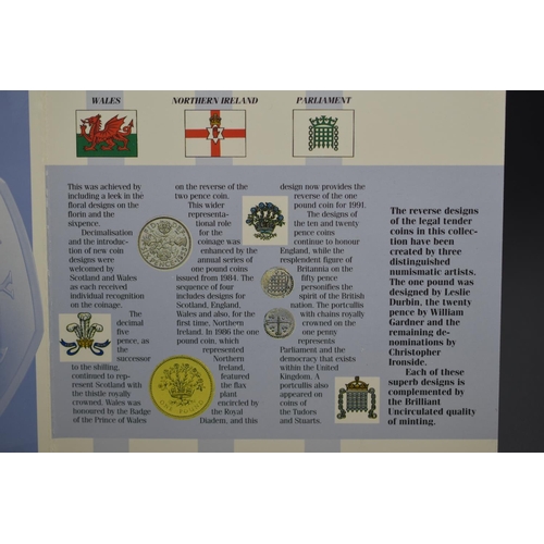 92 - 1991 Royal Mint Brilliant Uncirculated Coin Set