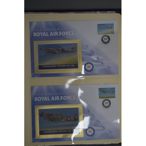 98 - Folder Containing a Selection of Royal Airforce Stamp Covers