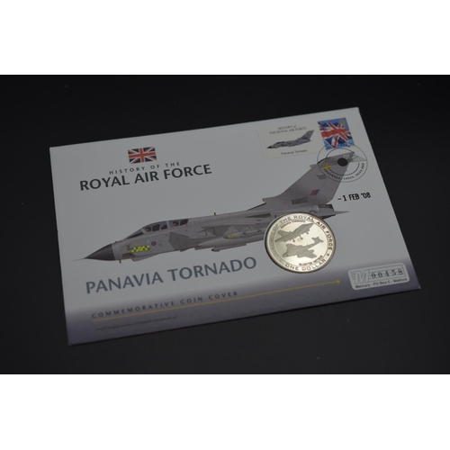 100 - 2007 One Dollar Silver Coin Commemorating the History of The Royal Airforce. Panavia Tornado