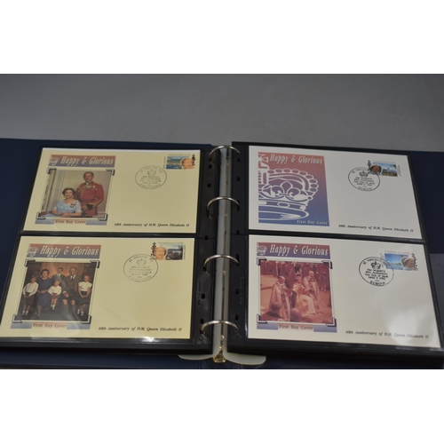 103 - Album Containing a Collection of Coins and First Day Covers for Queen Elizabeth's 40th Anniversary.