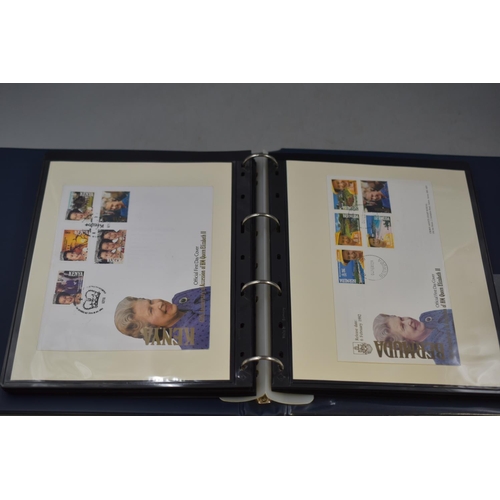 103 - Album Containing a Collection of Coins and First Day Covers for Queen Elizabeth's 40th Anniversary.