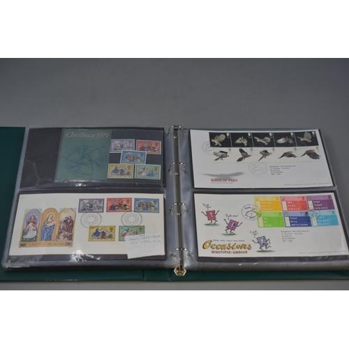 110 - Album Containing a Large Selection of First Day Stamp Covers. Includes 1970's British Wildlife, Dogs... 