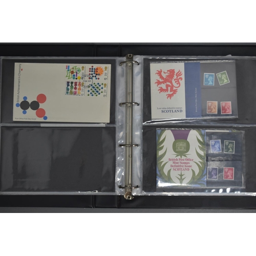 111 - Folder Containing a Large Selection of First Day Cover Stamps. Includes Penny Black Anniversary Cove... 