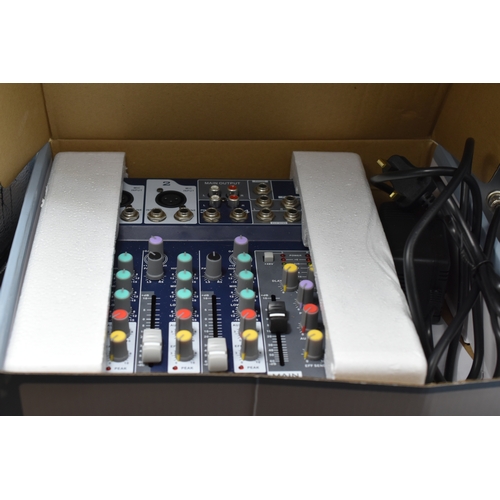 68 - Channel View Live Mixer with Built in Effect Processor - In Box - Working When Tested