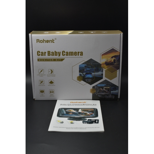 71 - Rohent Car Baby Camera Monitor Kit - Brand New in Box