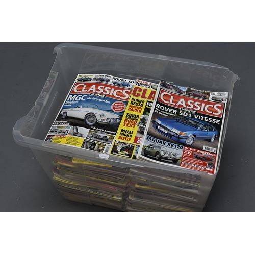 99 - A Selection of 118 Classic Car and Motoring Magazines, Mostly Classic Monthly (No Postage)