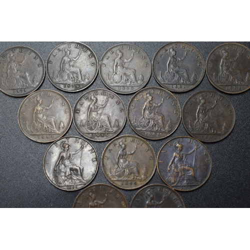 28 - Selection of Victoria Farthings