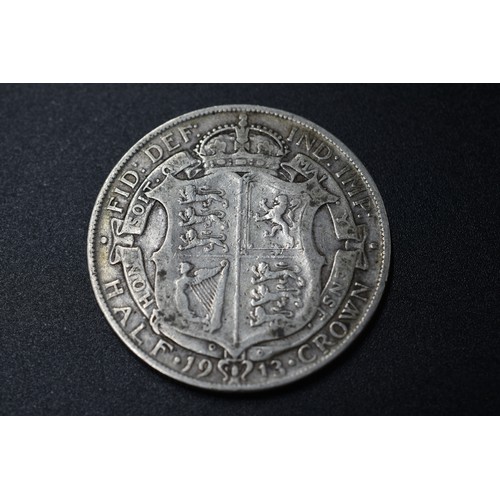 33 - Silver - George V - Half Crown - 1913